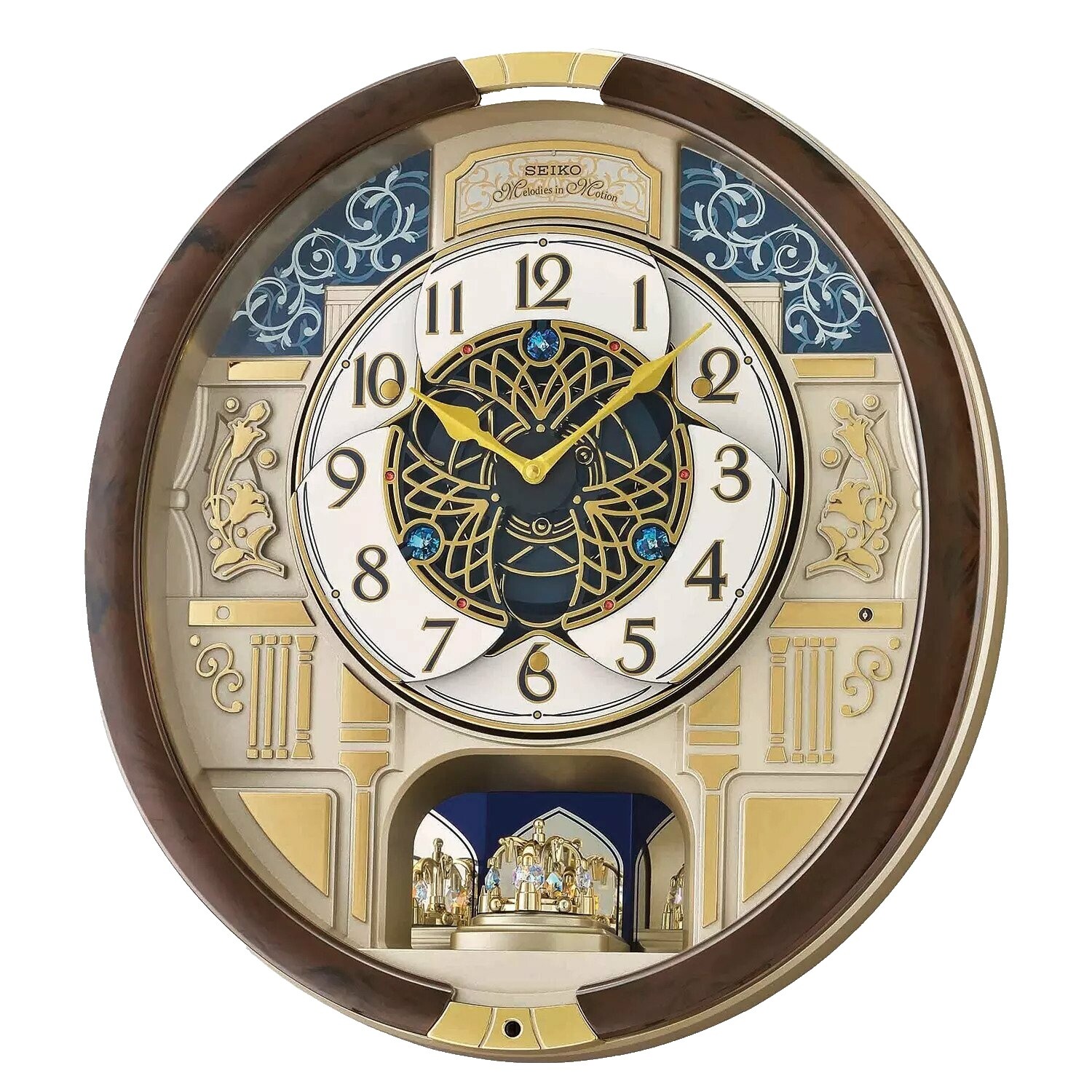 Seiko Wooden Wall Clocks with Moving Figurines for sale | eBay