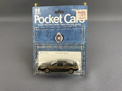Tomica Tomy Pocket Cars Japan Lotus Esprit Special Diecast Black NIB - Image 1 of 4