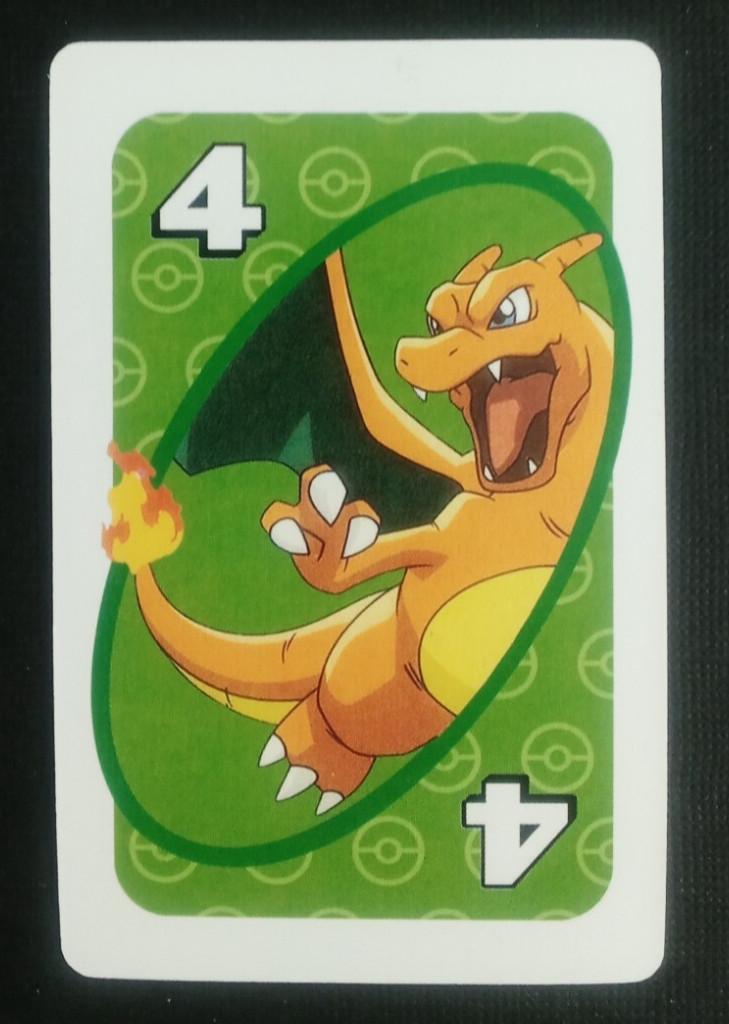 2019 UNO Pokemon Card Green Charizard #4