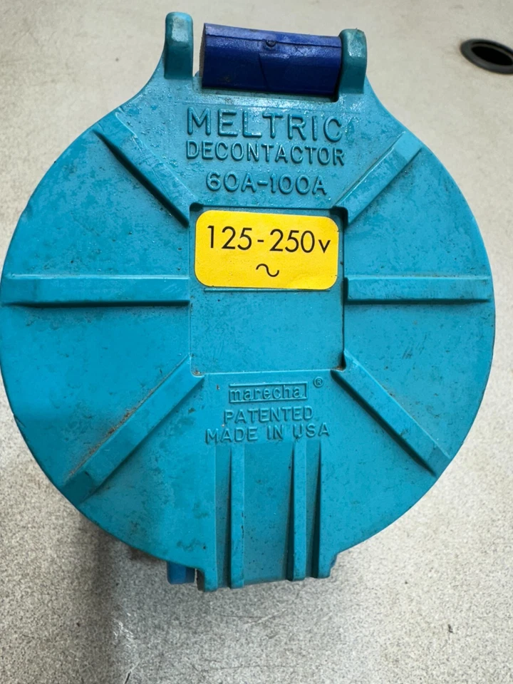 USED MELTRIC 100AMP 33-64036-C-06B-LP-NO-T131 RECEPTACLE / CONNECTOR DS100C - Image 2 of 4