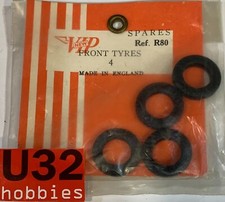 Slot Car VIP R80 F1 Front Tires 4 Units
