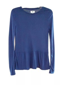 navy blue peplum top