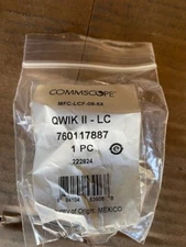 Commscope 760117887 Qwik II LC Fiber Optic Connector - BUY MORE & SAVE!!!