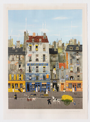 Michel loeb【ラ・チュイリエル】 lithograph 限定90 Michel loeb【ラ