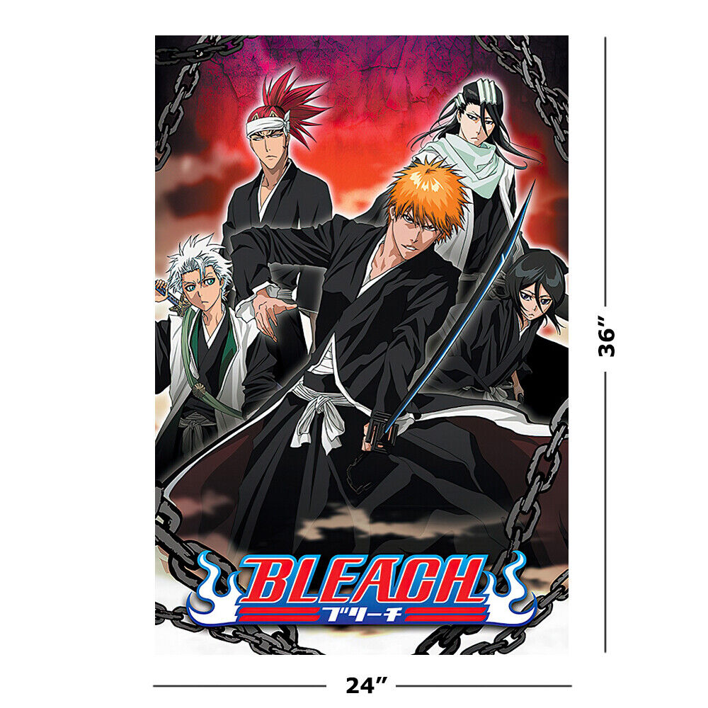 Bleach - Manga / Anime TV Show Poster / Print (Group / Chained)