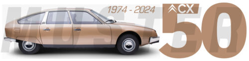Sticker Citroën CX 50 Years - Afbeelding 1 van 3