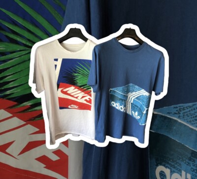 nike and adidas t shirts