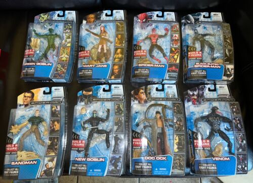 Marvel legends Spider-man 3 Sandman BUILD A FIGURE COMPLETE SET BRAND NEW IN BOX