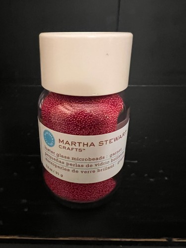 Martha Stewart Crafts Luster Glass Mircobeads 4 Garnet Amethyst Peridot Copper - Picture 11 of 17