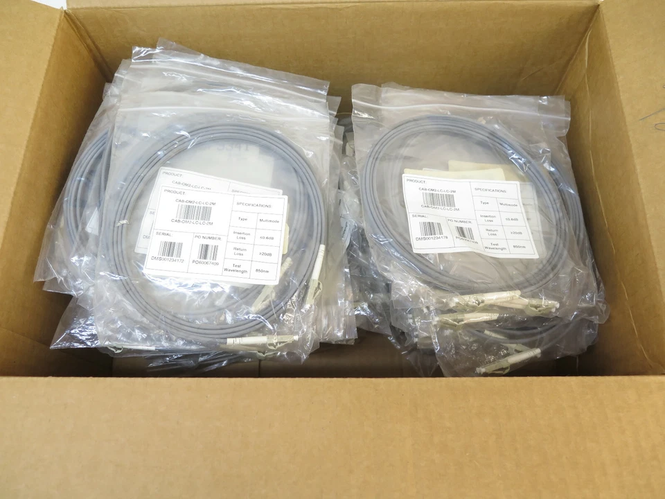 *LOT OF 72* ProLabs CAB-OM2-LC-LC-2M 2m LC (Male) to LC (Male) Orange OM2 Duplex - Image 2 of 4