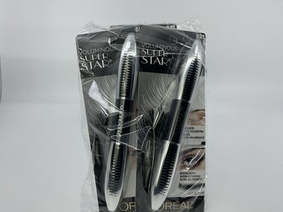 L'Oreal Paris Voluminous Superstar Mascara Washable Blackest Black, 3 Pack