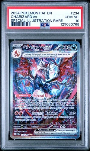 Charizard ex - 234/091 - SIR - Paldean Fates - Pokemon Card - PSA 10