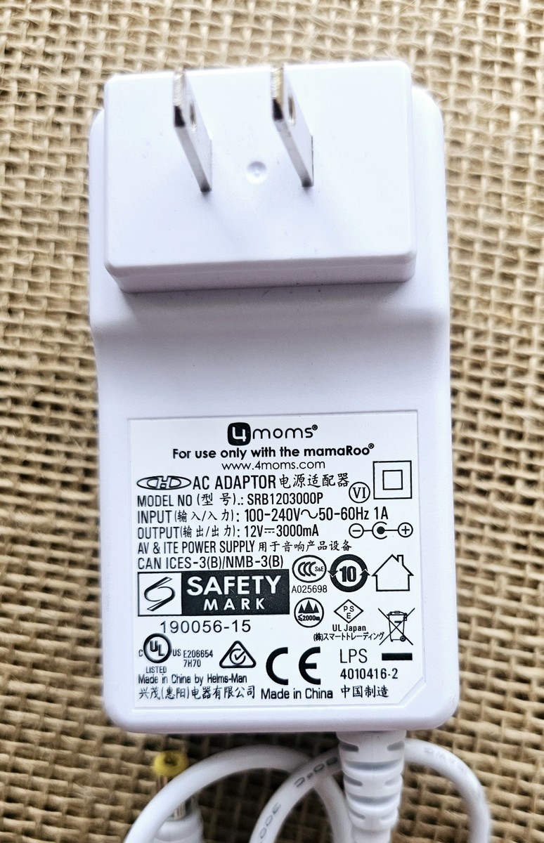 4moms mamaroo baby swing Power Plug Cord 1026 1037 4005 | eBay