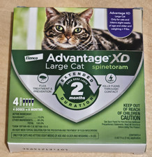 Advantage XD Large Cat Flea Prevention  Treatment 4 Dose 8 Month Protection