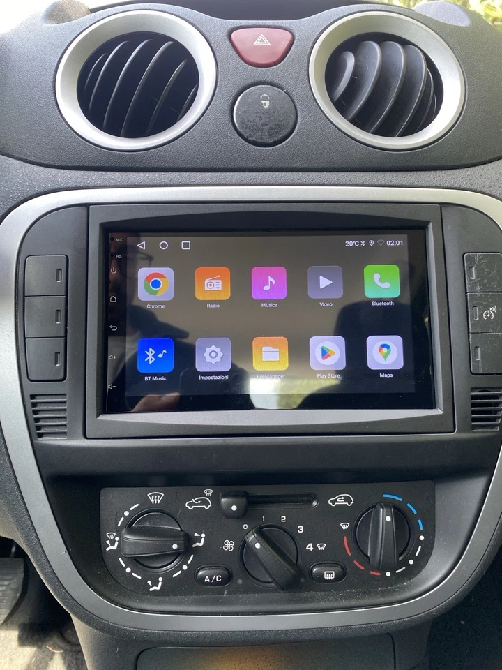 Autoradio CarPlay Citroen C3 2001/2010 Android Auto Navigatore GPS Wi-Fi Touch - Immagine 2 di 4