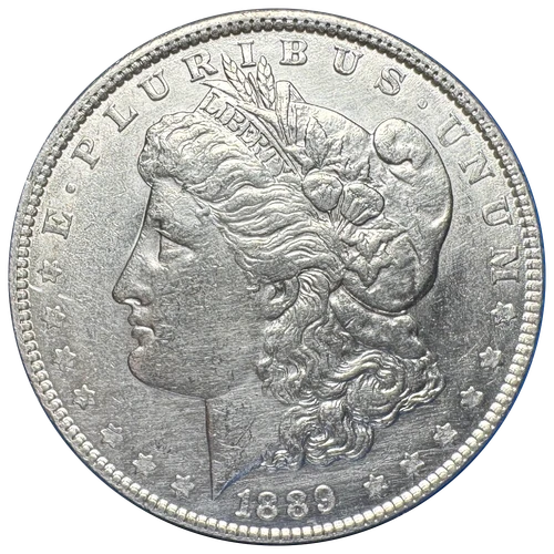 United States 1889 Morgan Dollar 1 Dollar 0.900 Silver - BU Details Cleaned