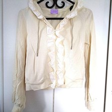 Preview of Angelic Pretty Ruffled Hoodie Ivory Japan, Kawaii, Lolita, Stylish, Cute, Popula