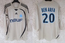 Maillot OLYMPIQUE DE MARSEILLE OM 2009 ADIDAS vintage Hatem BEN ARFA 20 shirt L