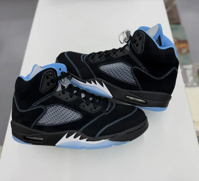 #ad Nike Air Jordan Retro 5 BLACK UNIVERSITY BLUE CAROLINA UNC 2026 DD0587 008 NEW $194.90