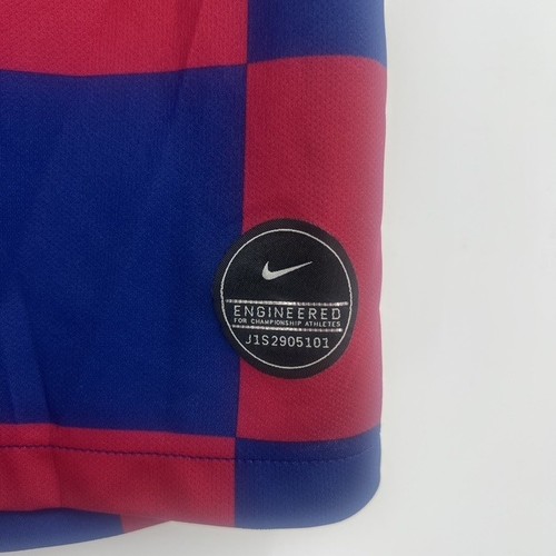 Nike FC Barcelona 2019-20 Heim Trikot Medeiros 1 Kariert Blau & Rot Größe XXL - Bild 4 von 7