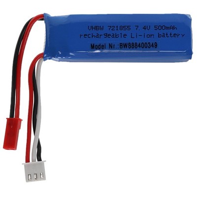 RC Akku Modellbau BEC 500mAh 7,4V