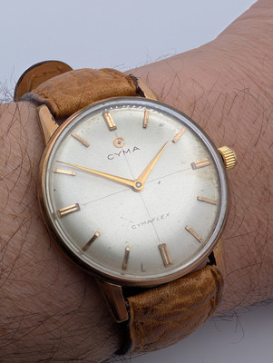 Vintage Cyma CymaFlex Cal. 484 Manual Winding