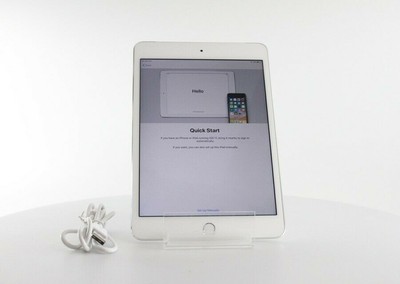 Apple iPad mini 4 64 GB Retina Wi-Fi+Cellular - Unlocked - Silver (MK7Q2LL/A)