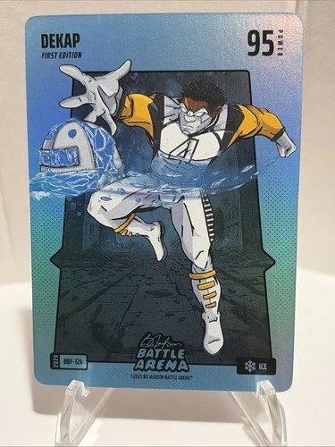 Bo Jackson Battle Arena #BBF-124 DK Metcalf Dekap Blue Battlefoil Ice