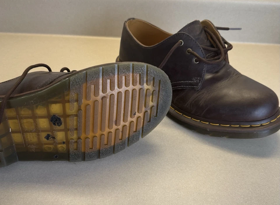 Dr Marten Crazy Horse Brown Leather Oxford 8M 9L - Image 4 of 4