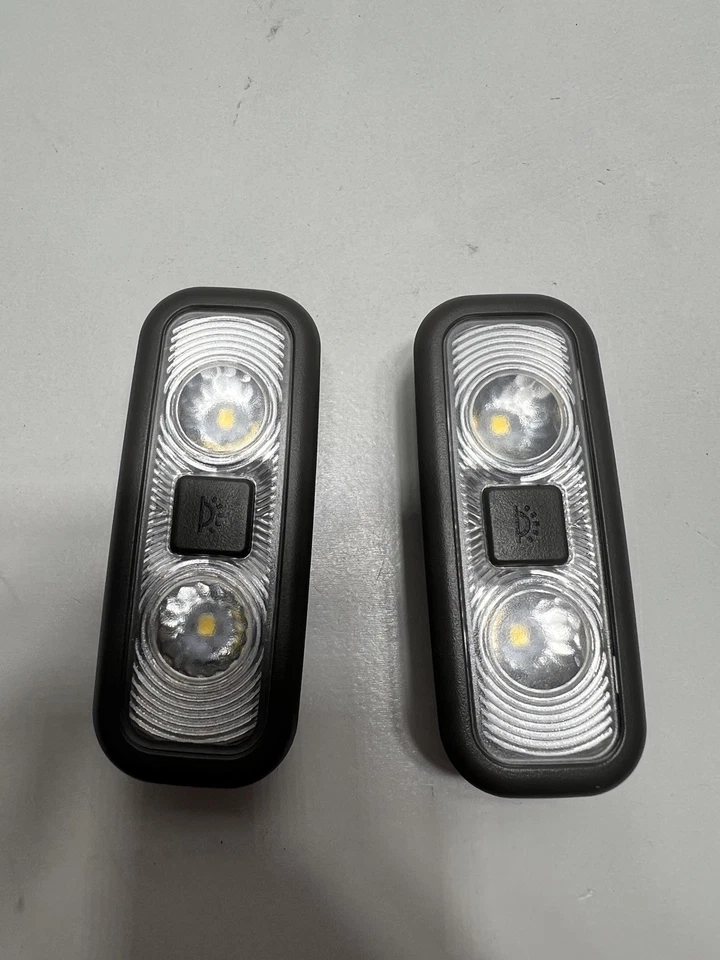 2021-25 FORD F-150 F-250 F-350 JUEGO TRASERO TECHO DOMO LUZ LÁMPARA DE LECTURA OEM Foto 2 de 3