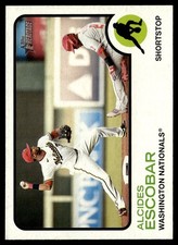2022 Topps Heritage Alcides Escobar Washington Nationals #308