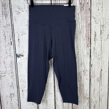 NWT Offline By Aerie Real Me 3/4 Crop Legging Navy Blue Large Juniors High Rise