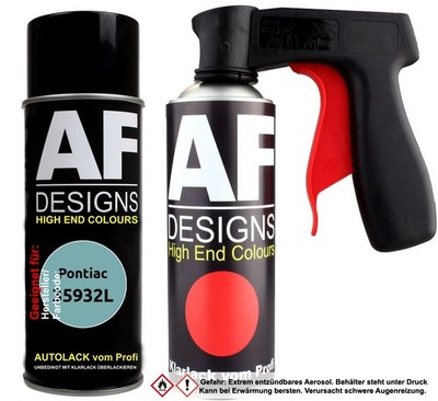 Spraydosen Griff Set für Pontiac 35932L Light Dragonfly Metallic Basislack Klarl