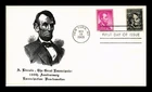 US COVER ABRAHAM LINCOLN PROMINENT AMERICANS FDC COMBO KHOL KRAFT CACHET
