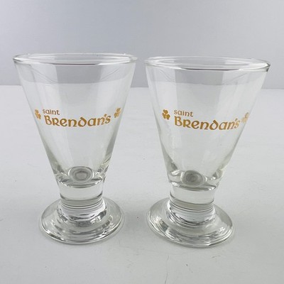 Saint Brendan's Irish Cream Liqueur Shot Glass Set