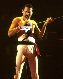Freddie Mercury of the Rock Band Queen Performs on The Works Tour Photo