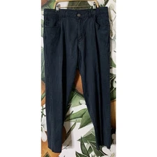 Tommy Bahama Mens Size 34 Inseam 31" Blue Chino Pants Casual Cotton Lyocell