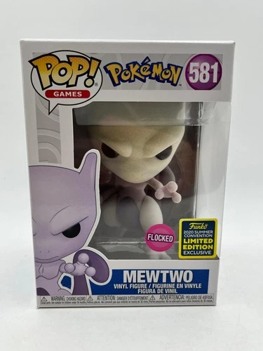 Funko POP! Games Pokémon - Mewtwo #581 - Flocked - 2020 Exclusive