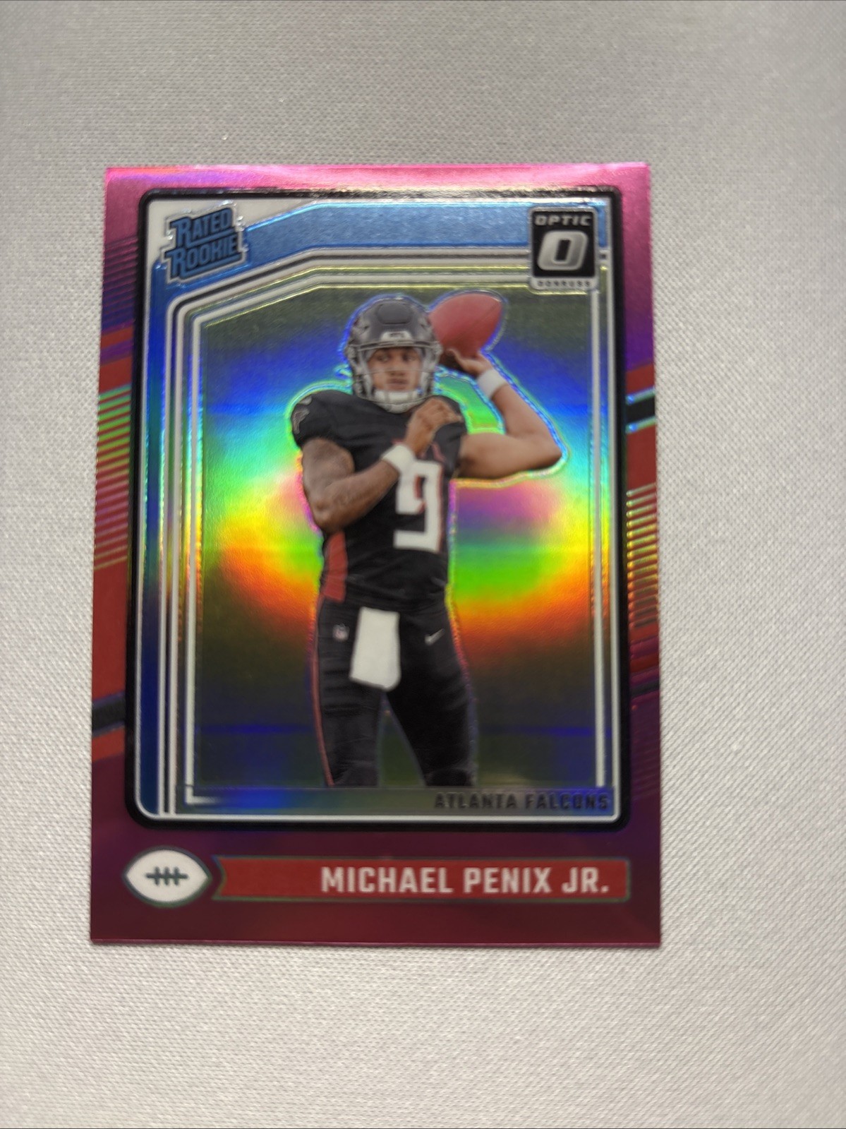 2024 Panini Donruss Optic - Rated Rookie Michael Penix Jr. #279 Pink Prizm (RC)