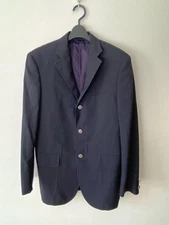J.PRESS Navy Blazer Tailored Jacket with silver buttons