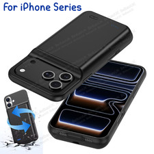For iPhone 17 16 15 14 13 12 11 Battery Charger Case Power Bank Charging Cover