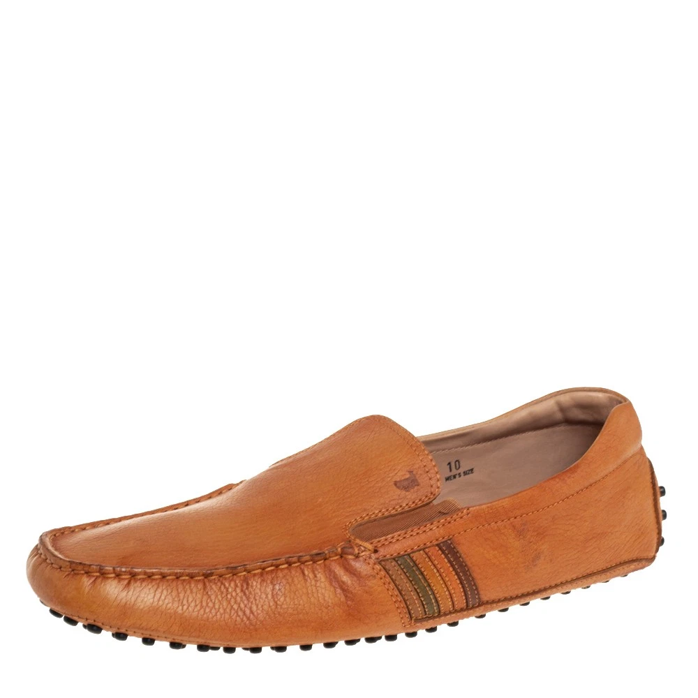 TOD’S Mocassini slip on in pelle marrone chiaro Tods taglia 44 5