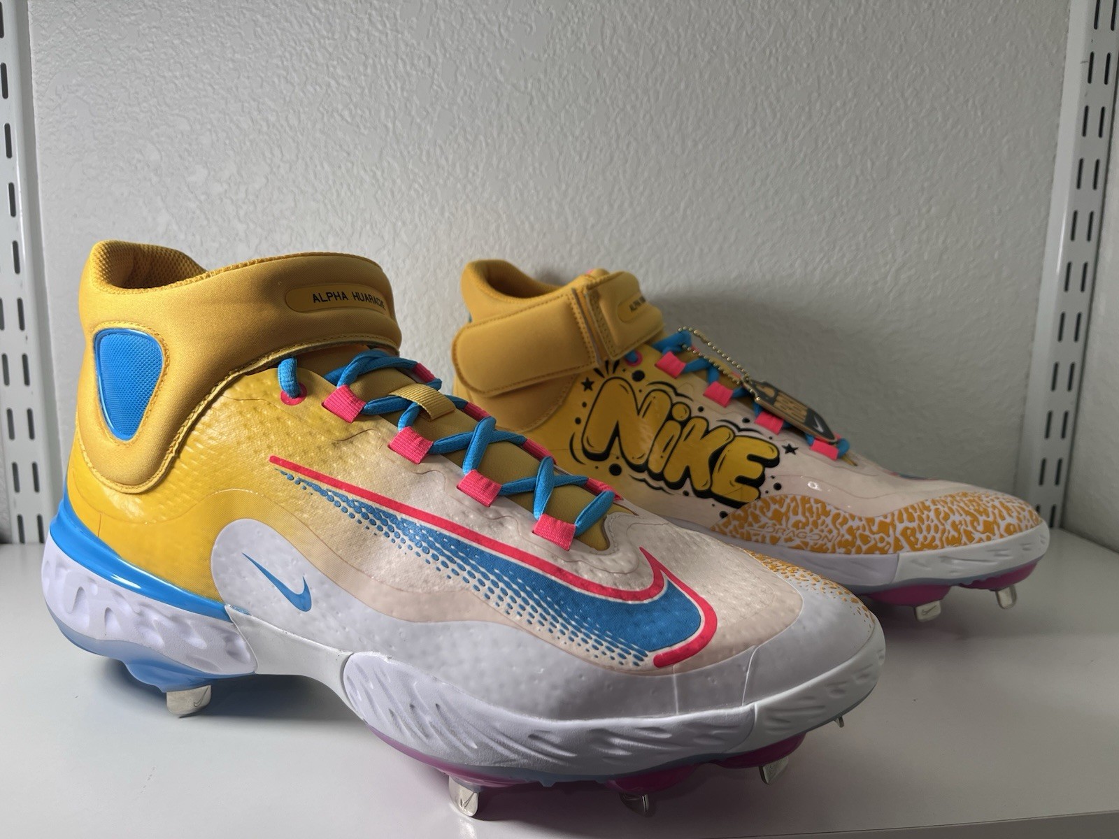 Nike RBI Exclusive Alpha Huarache Elite 3 Baseball Cleats Mens 12.5 FZ7344-700