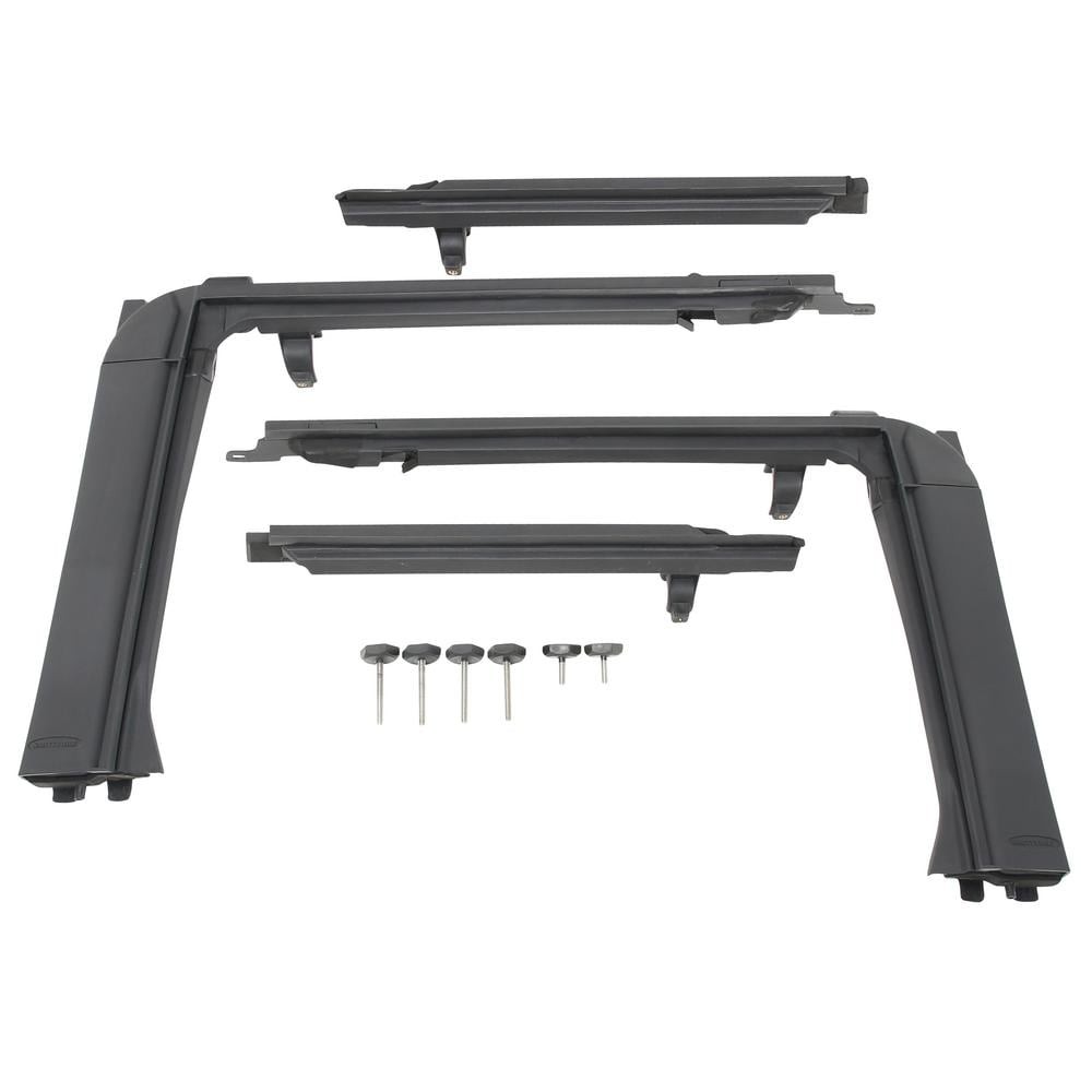 Smittybilt 07-18 Wrangler JK 4DR OE Style Door Surrounds&comma; Includes 6 Knobs 91406