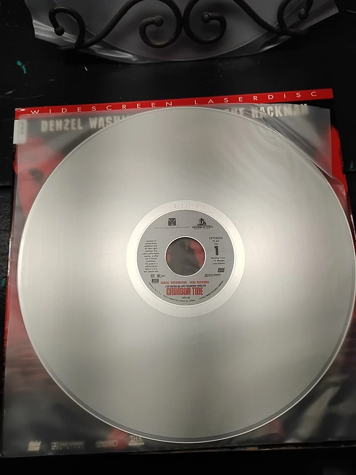 Crimson Tide - Laserdisc LD 1995 Widescreen THX - - Image 3 of 4