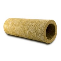 Rockwool Schornstein-DäMmschale, DäMmrohr, LäNge 1000 Mm, ø 150 Mm, Dicke 30 Mm