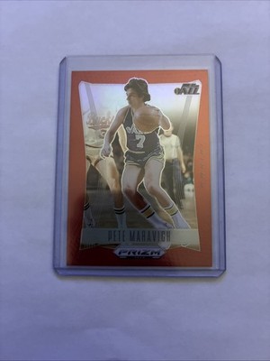 Pete Maravich Orange Deca Prizm /199