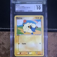 2005 Pokemon EX Unseen Forces CGC10 GM MINT Mareep 62/115 on eBay