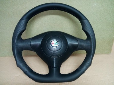 Sport Lenkrad  Alfa Romeo 147 GT GTA GTV  mit Airbag Neu Beziehen  Ohne Tausch !