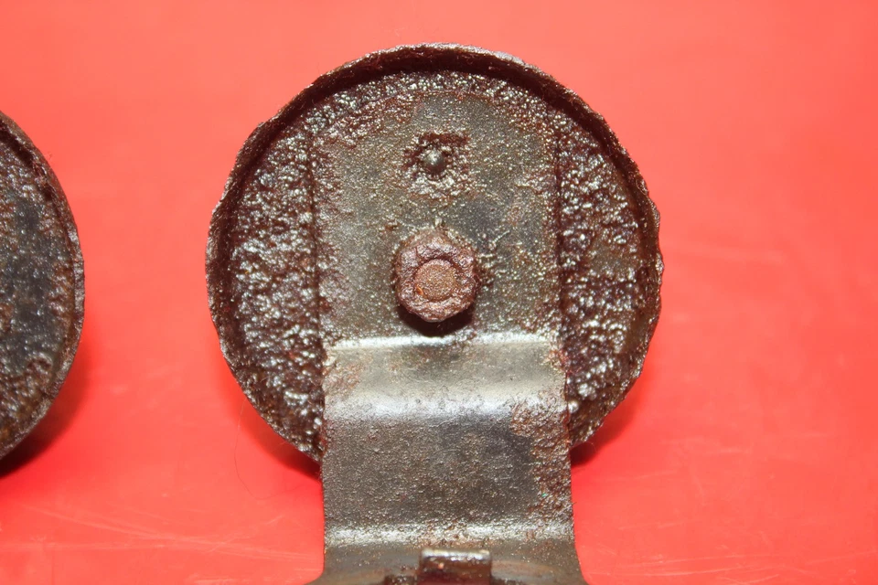 1971 SUZUKI T250 FRONT FORK REFLECTORS PAIR - Image 4 of 4